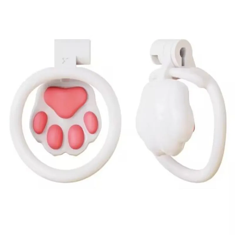 Fuzzy Paw Chastity Cage