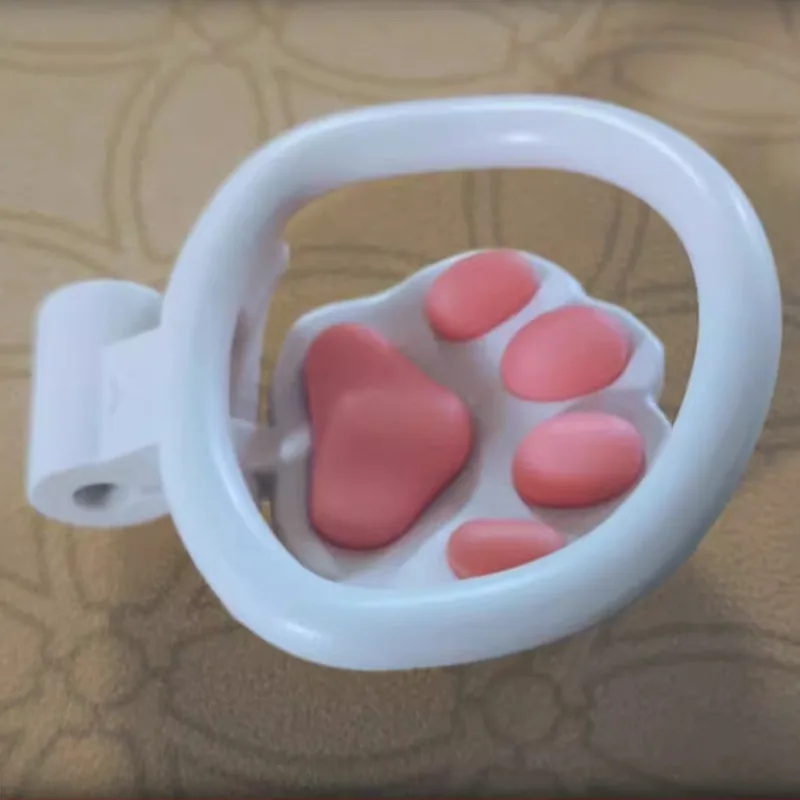 Fuzzy Paw Chastity Cage - Image 5