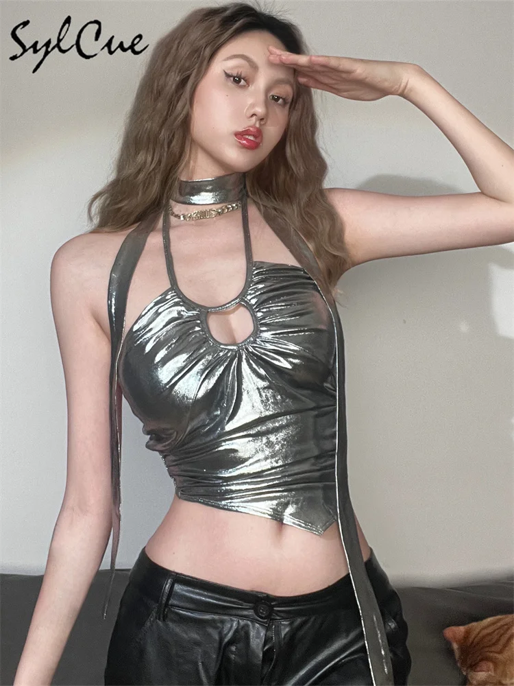 Liquid-Shine Bodycon Minidress - Image 4