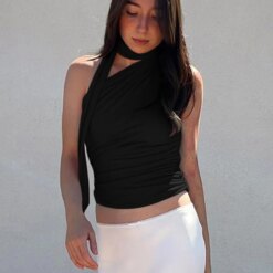 Backless Flirt Halter Tank - Image 4