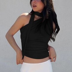Backless Flirt Halter Tank - Image 5