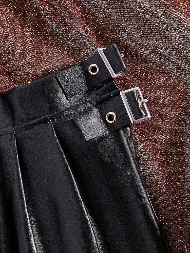 Everyday Gloss Pleated Skirt - Image 2