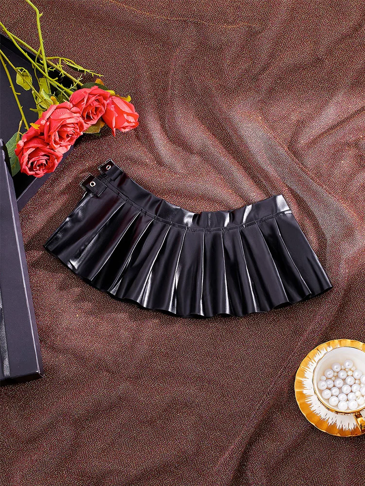 Everyday Gloss Pleated Skirt - Image 6