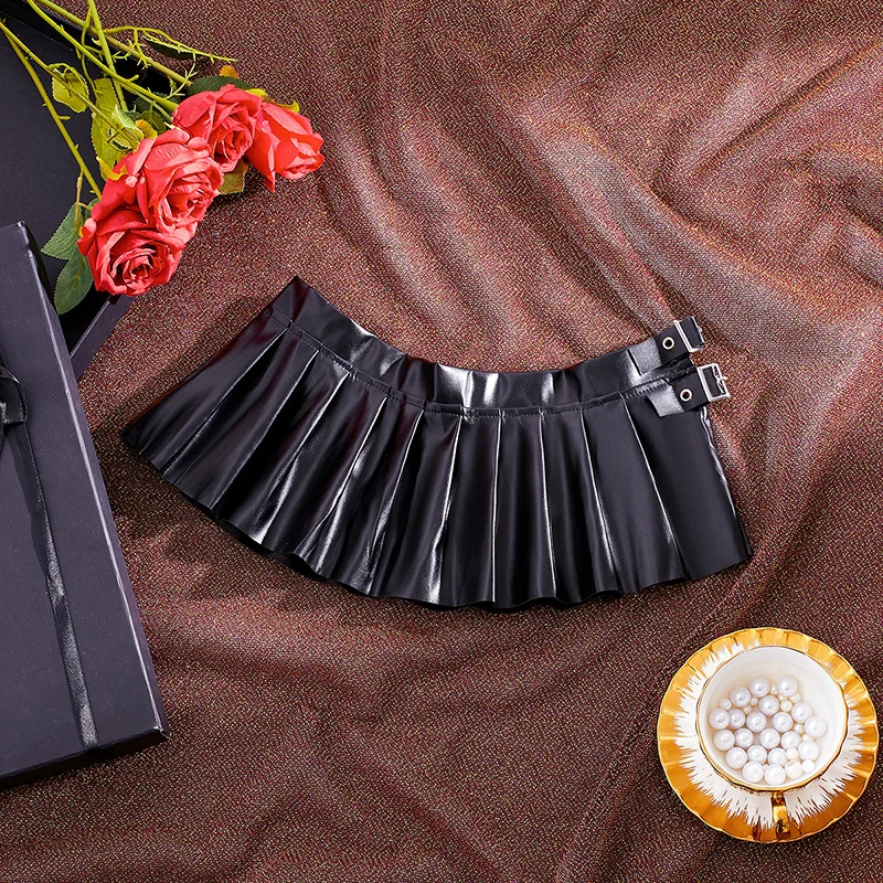 Everyday Gloss Pleated Skirt