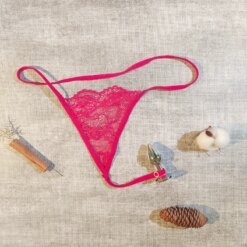 Keep It In Plug Panties - Red, 1.9cm