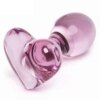 Heart Bullet Glass Plug