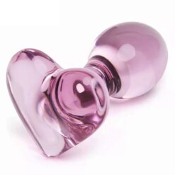 Heart Bullet Glass Plug
