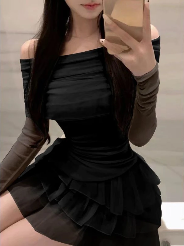 Y2K Crop Top Skirt Set - Image 4