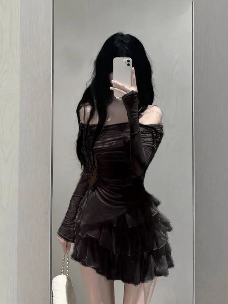 Y2K Crop Top Skirt Set - Image 2
