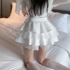 Gothic Lolita Tiered Skirt - Image 2
