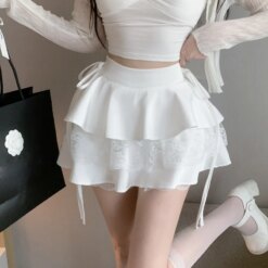 Gothic Lolita Tiered Skirt - Image 3