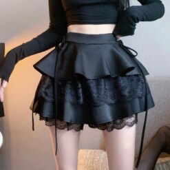Gothic Lolita Tiered Skirt - Image 4
