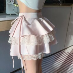 Gothic Lolita Tiered Skirt - Image 6