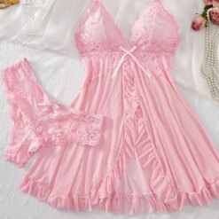 Sissy Sheer Slip Nightie Set