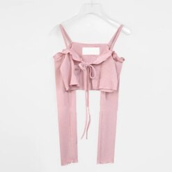 Lace Me Up Pink Coat - Pink