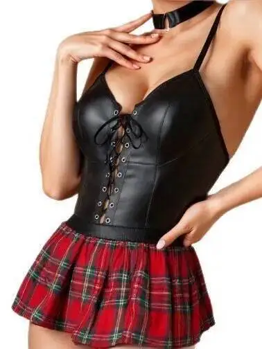 Naughty Uniform Micro Dress - Image 5