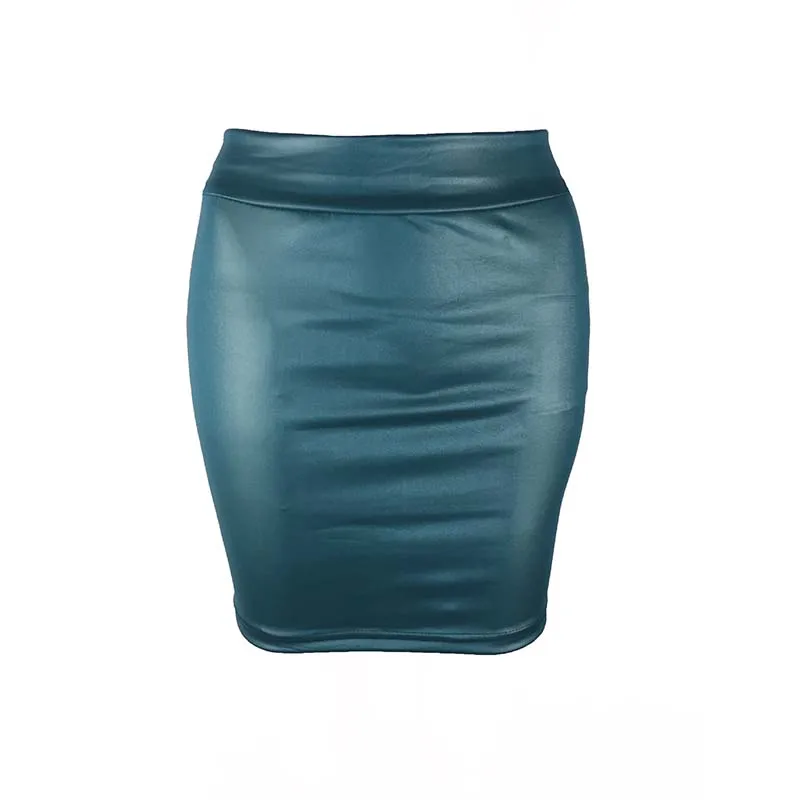 Sissy Leather Pencil Skirt - Image 6