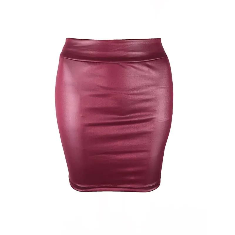 Sissy Leather Pencil Skirt - Image 5