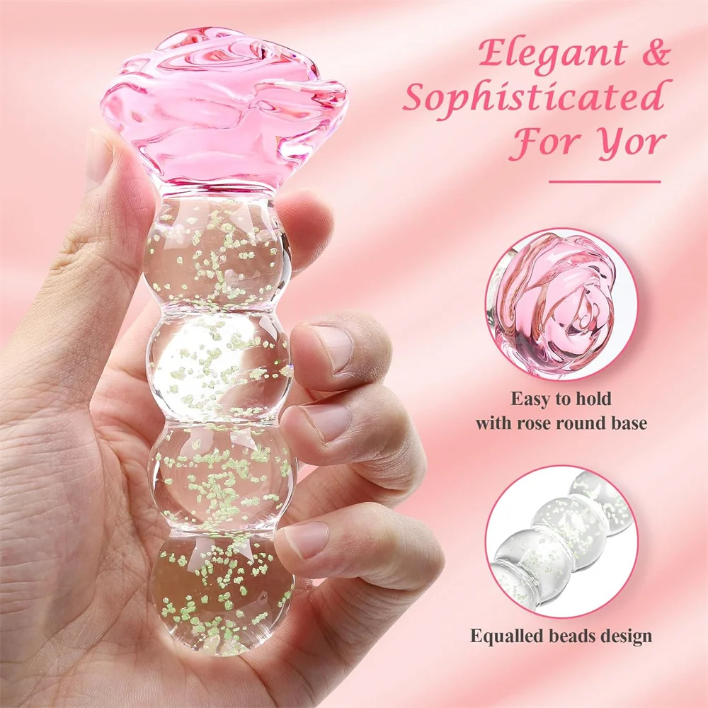 Glowing Rose Glass Plug - Image 6