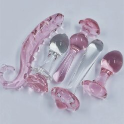 Sissy Training Glass Plug Set