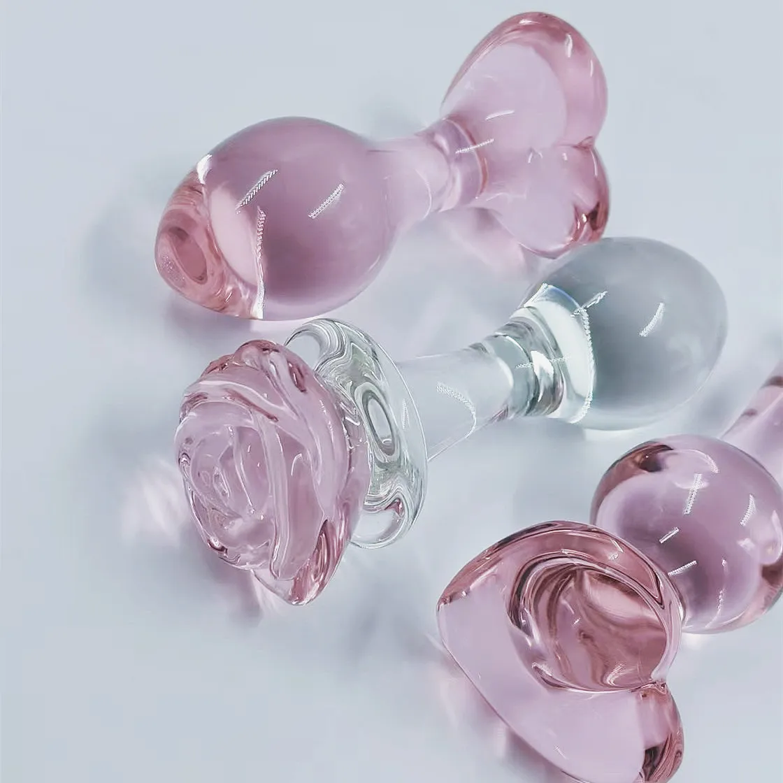 Sissy Training Glass Plug Set - Image 4