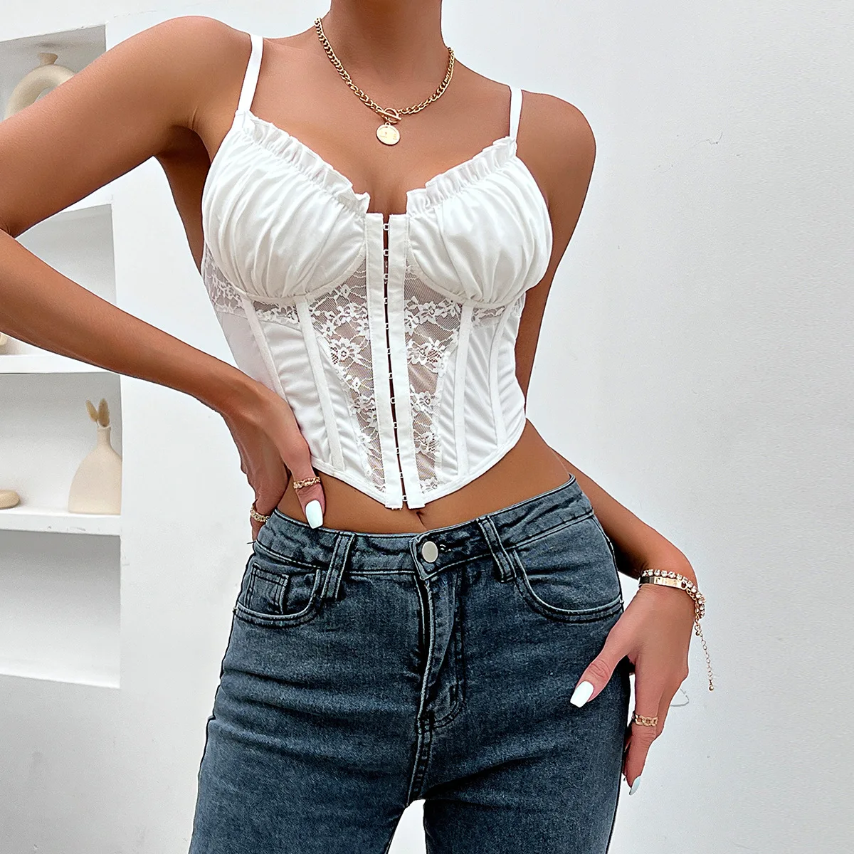 Sissy Waist Training Corset Top - Image 2