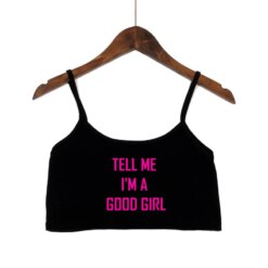 Good Girl Pink Crop Top - Image 3