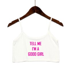 Good Girl Pink Crop Top - Image 4