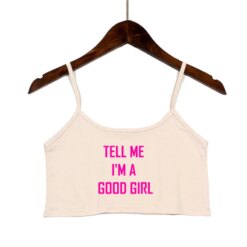 Good Girl Pink Crop Top - Image 5