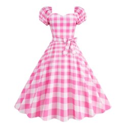 Swing My Way Plaid Dress - Image 3