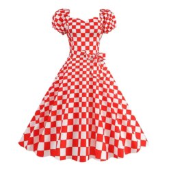 Swing My Way Plaid Dress - Image 4