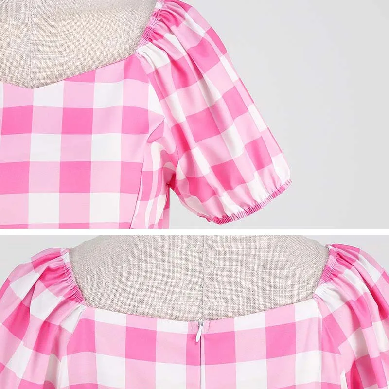 Darling Dots Puff Sleeve Dress - Image 3