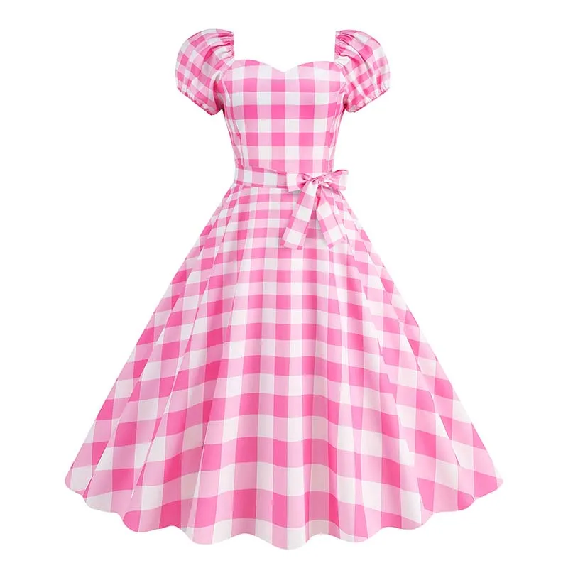 Darling Dots Puff Sleeve Dress