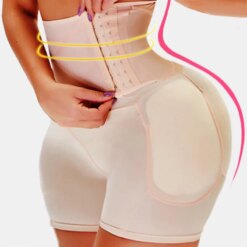 Sissy Hips Padded Enhancer - XXXXL, apricot side hook