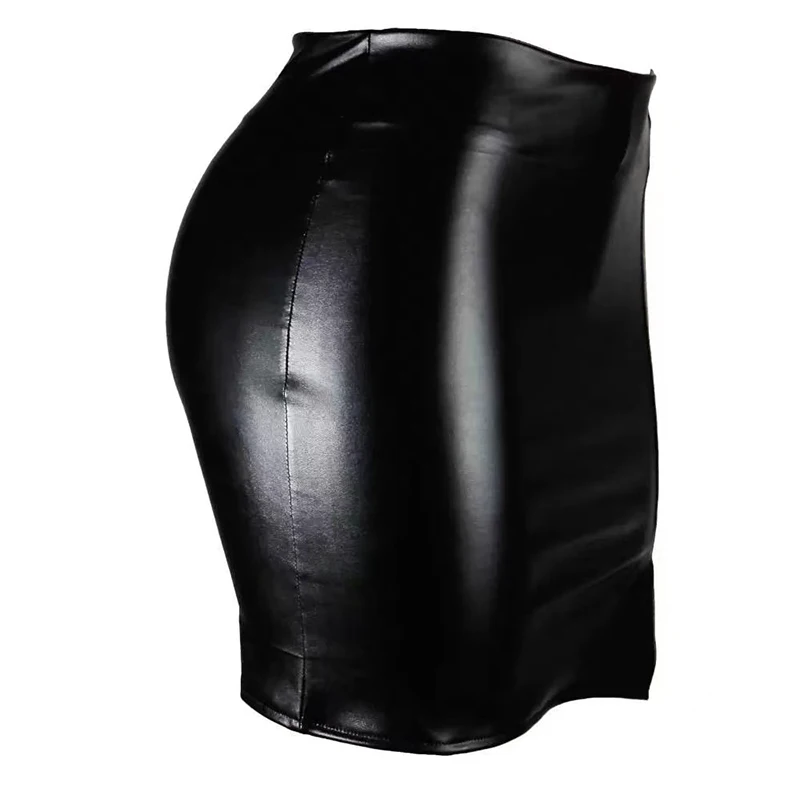 Zip Me Down Leather Skirt - Image 5