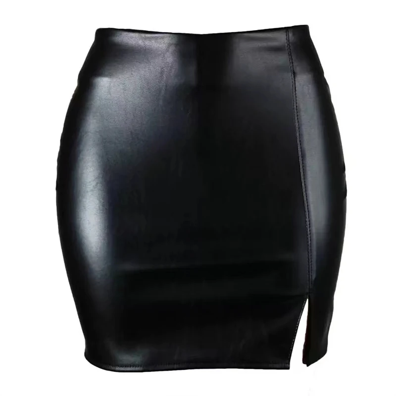 Zip Me Down Leather Skirt - Image 4