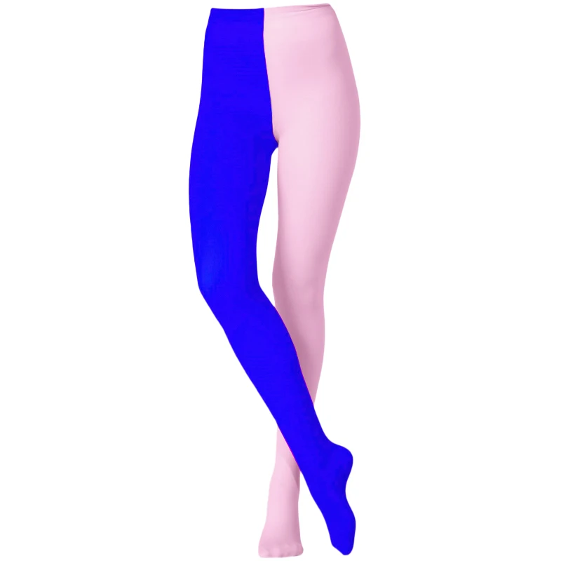 blue pink