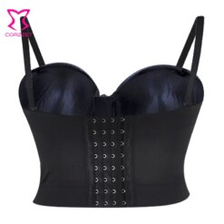 Femboy Steampunk Leather Bustier - Image 2