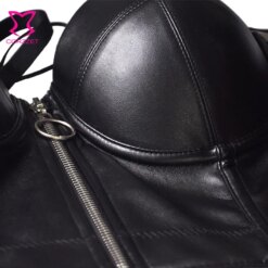 Femboy Steampunk Leather Bustier - Image 6