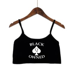 Black Owned Spade Crop Top - Image 6
