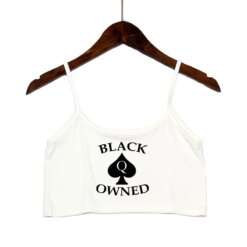 Black Owned Spade Crop Top - Image 3
