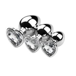 Sissy Training Plug Trio - AP01-SML-ZX-WH