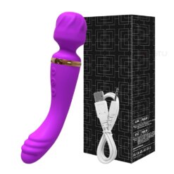 Sissy Magic Wand Vibrator - AV033-PU-BOX