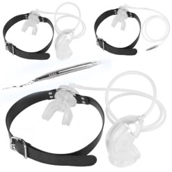 Thirsty Girl Chastity Gag Set