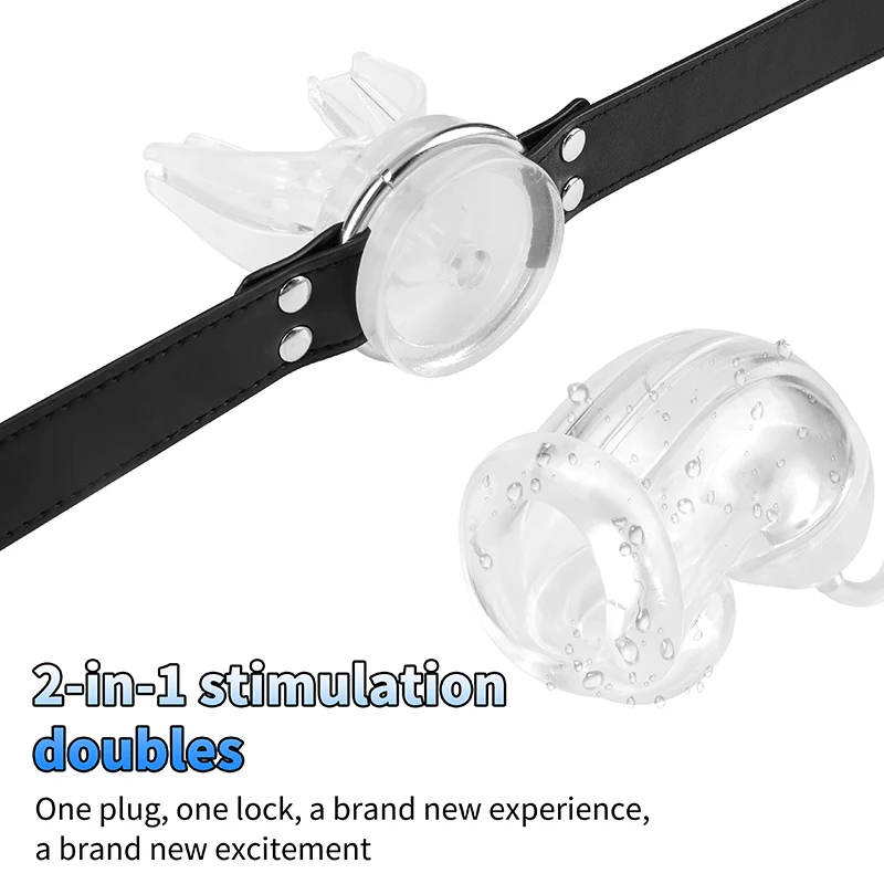 Thirsty Girl Chastity Gag Set - Image 4