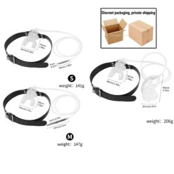 Thirsty Girl Chastity Gag Set - 3pcs set