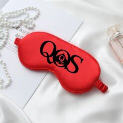 Queen Of Spades Silk Blindfold