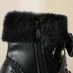 Bunny Bow Sissy Winter Boots - Image 5