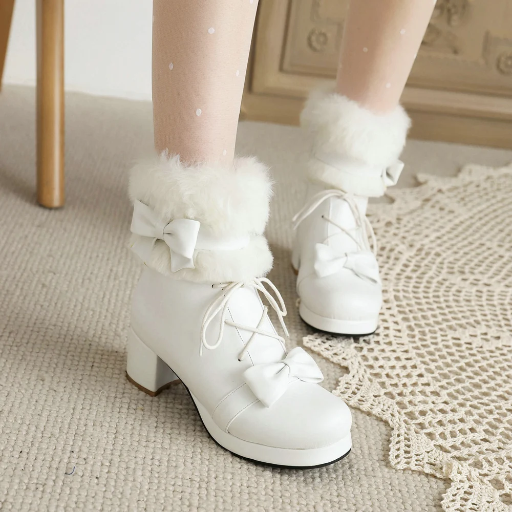 Femboy Marshmallow Kawaii Boots - Image 2