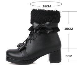 Femboy Marshmallow Kawaii Boots - Image 4